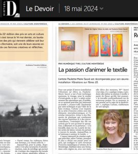 Paulette-Marie Sauve Journal LE DEVOIR